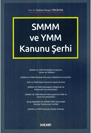 SMMM ve YMM Kanunu Şerhi Gökhan Kürşat Yerlikaya