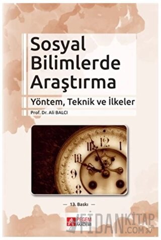 Sosyal Bilimlerde Araştırma Ali Balcı