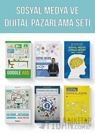 Sosyal Medya ve Dijital Pazarlama Seti (6 Kitap Takım) Alaattin Çağıl