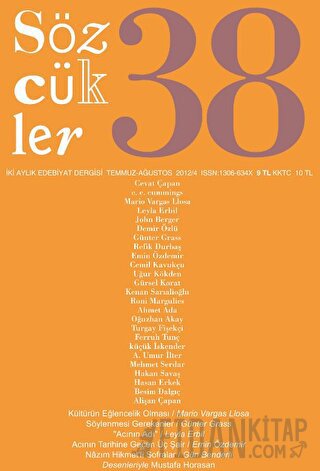 Sözcükler Dergisi Sayı: 38 Temmuz - Ağustos 2012