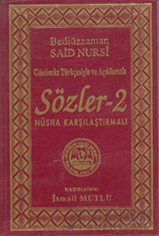 Sözler 2 (Ciltli) Bediüzzaman Said Nursi