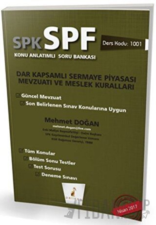 SPK - SPF Dar Kapsamlı Sermaye Piyasası Mevzuatı ve Meslek Kuralları K