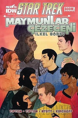 Star Trek Maymunlar Gezegeni - Kapak D David Tipton