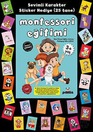 Stickerlı 3+ Yaş Montessori Eğitimi Pedagog Afife Çoruk