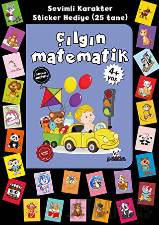 Stickerlı 4+ Yaş Çılgın Matematik Pedagog Afife Çoruk