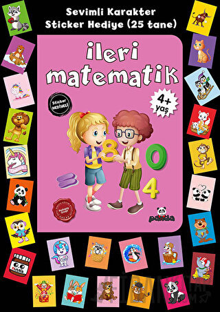 Stickerlı 4+ Yaş İleri Matematik Pedagog Afife Çoruk