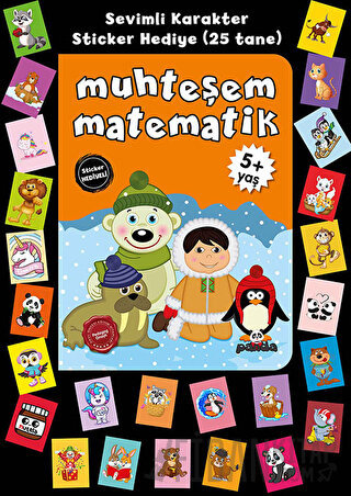 Stickerlı 5+ Yaş Muhteşem Matematik Pedagog Afife Çoruk