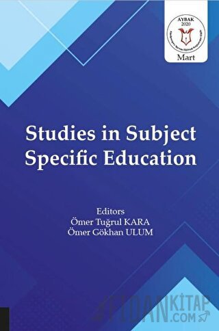 Studies in Subject Specific Education Ömer Gökhan Ulum