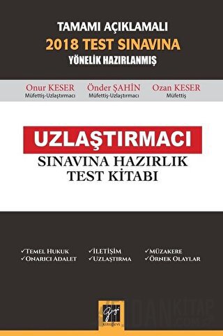 Tamamı Açıklamalı 2018 Test Sınavına Yönelik Hazırlanmış Uzlaştırmacı 