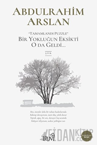 Tamamlandı Puzzle - Bir Yokluğun Eksikti O da Geldi Abdulrahim Arslan