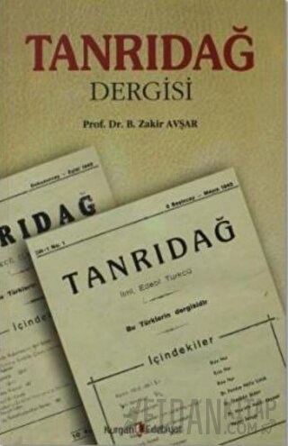 Tanrıdağ Dergisi Zakir Avşar