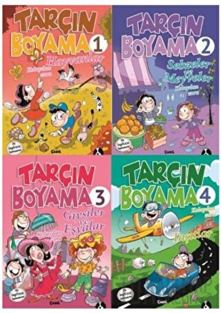 Tarçın Boyama (4 Kitap Takım) Kolektif