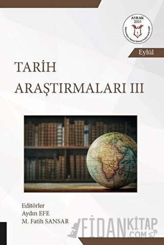 Tarih Araştırmaları 3 Aydın Efe