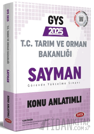 Tarım ve Orman Bakanlığı Sayman Görevde Yükselme Sınavı Konu Anlatımlı