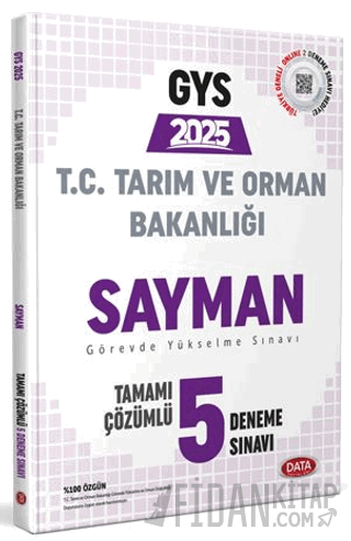 Tarım ve Orman Bakanlığı Sayman GYS Tamamı Çözümlü 5 Deneme Sınavı Kol