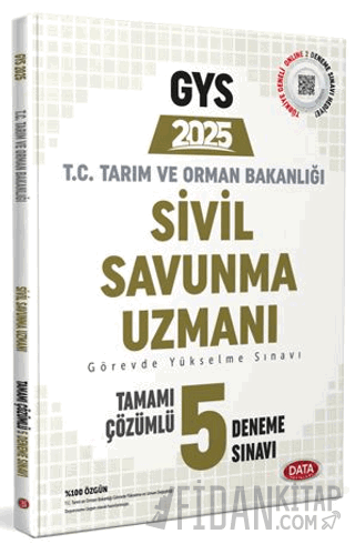 Tarım ve Orman Bakanlığı Sivil Savunma GYS Tamamı Çözümlü 5 Deneme Sın