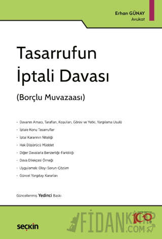 Tasarrufun İptali Davası Erhan Günay