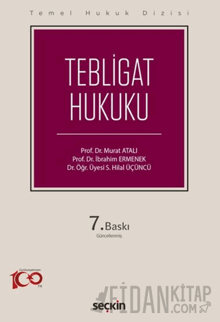 Temel Hukuk DizisiTebligat Hukuku &#40;THD&#41; Murat Atalı