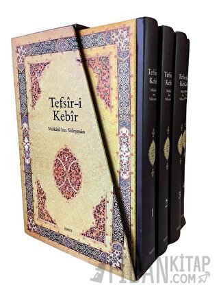 Tefsir-i Kebir Set (4 Kitap Takım - Orta Boy) (Ciltli) Mukatil Bin Sül