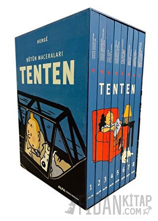 Tenten'in Maceraları (8 Kitap Takım) (Ciltli) Herge