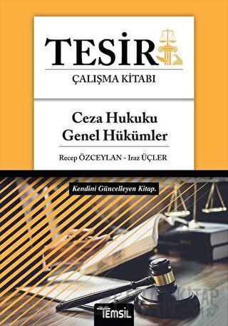 Tesir Ceza Hukuku Genel Hükümler Çalışma Kitabı Iraz Üçler