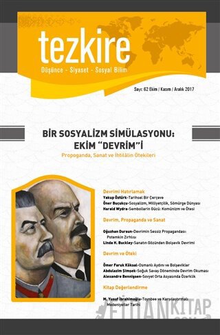 Tezkire Dergisi Sayı: 62 Ekim - Kasım - Aralık 2017