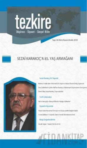 Tezkire Dergisi Sayı: 66 Ekim - Kasım Aralık 2018