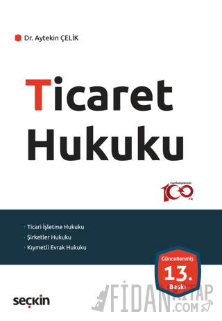 Ticaret Hukuku Aytekin Çelik