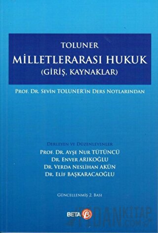 Toluner Milletlerarası Hukuk Sevin Toluner