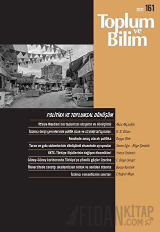 Toplum ve Bilim Dergisi Sayı: 161