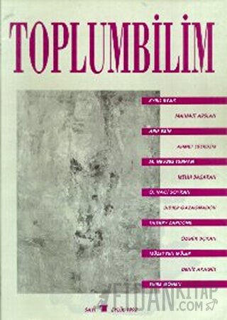 Toplumbilim Sayı: 1