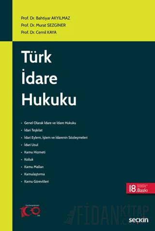 Türk İdare Hukuku Bahtiyar Akyılmaz