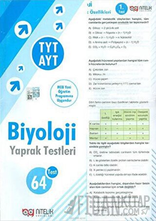 TYT AYT Biyoloji Yaprak Test Kolektif