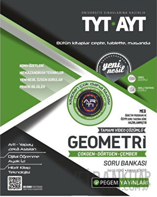 TYT-AYT Geometri Çokgen-Dörtgen-Çember Soru Bankası Kolektif