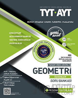 TYT-AYT Geometri Üçgenler Soru Bankası Kolektif