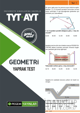 TYT-AYT Geometri Yaprak Test Kolektif