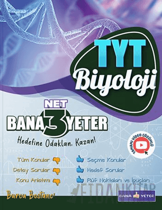 TYT Biyoloji 3 Net Bana Yeter Burcu Bostancı