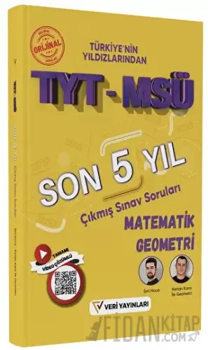 TYT MSÜ Matematik Geometri Son 5 Yıl Çıkmış Sınav Soruları Kenan Kara