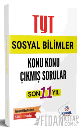 TYT Sosyal Bilimler Son 11 Yıl Konu Konu Çıkmış Sorular ve Video Çözüm