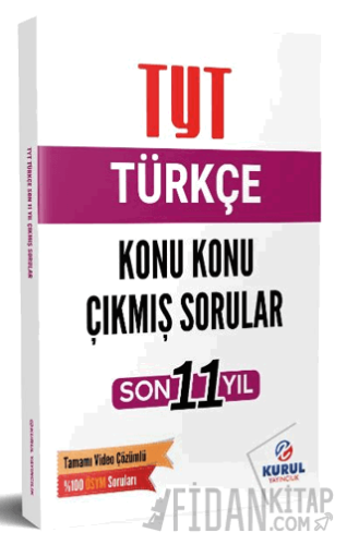 TYT Türkçe Son 11 Yıl Konu Konu Çıkmış Sorular ve Video Çözümleri Kole