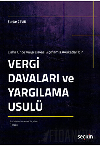 Vergi Davaları ve Yargılama Usulü Serdar Çevik