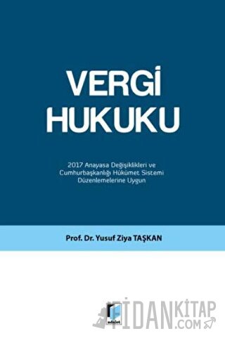 Vergi Hukuku Yusuf Ziya Taşkan