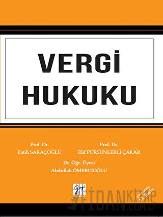 Vergi Hukuku Fatih Saraçoğlu