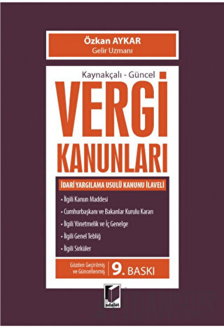 Vergi Kanunları Özkan Aykar