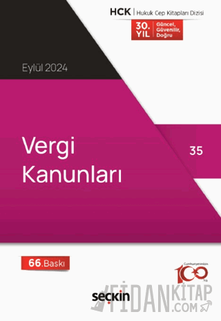 Vergi Kanunları &#40;Cep Kitabı&#41; Seçkin Yayıncılık