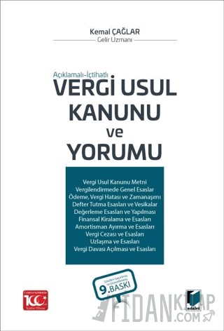 Vergi Usul Kanunu ve Yorumu (Ciltli) Kemal Çağlar