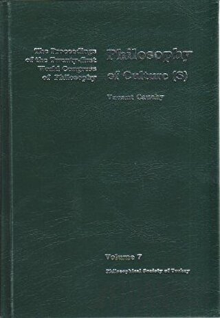 Volume 7: Philosophy of Culture(s) (Ciltli) Venant Cauchy