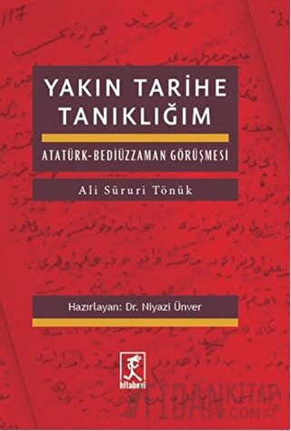 Yakın Tarihe Tanıklığım Ali Süruri Tönük