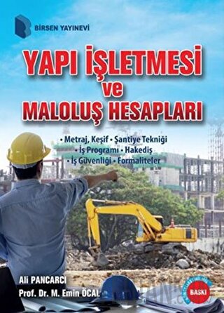 Yapı İşletmesi ve Maloluş Hesapları Ali Pancarcı