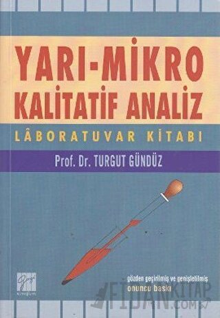 Yarı - Mikro Kalitatif Analiz Turgut Gündüz